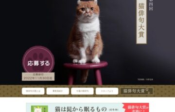 株式会社アドライフ│第4回 猫俳句大賞［大賞 賞金10万円］