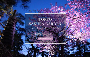 八芳園│TOKYO SAKURA GARDEN フォトコンテスト 2024［賞品 八芳園 Thrush Café アフタヌーンティー ペアチケットほか］