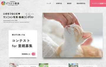いのちつないだ♡ワンニャン写真・動画コンテスト2024［環境大臣賞 賞金賞品合わせて10万円相当］