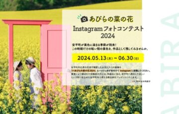 あびらの菜の花Instagramフォトコンテスト2024［最優秀賞 アサヒメロン2玉 安平町商品券5,000円分］