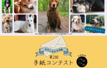 犬のしあわせ企画 第2回 手紙コンテスト［金賞 うちの子イラスト お買い物クーポン10万円分］